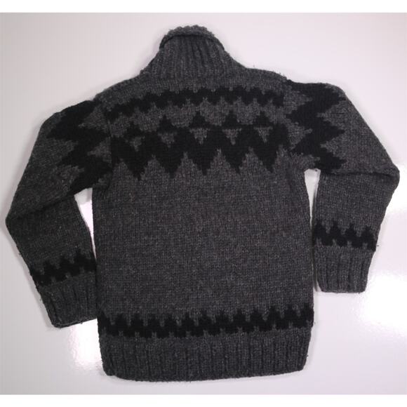 Filson Collectors Handmade Wolf Pass Canadian Artisans Shawl Wool Sweater XS - Picture 7 of 8